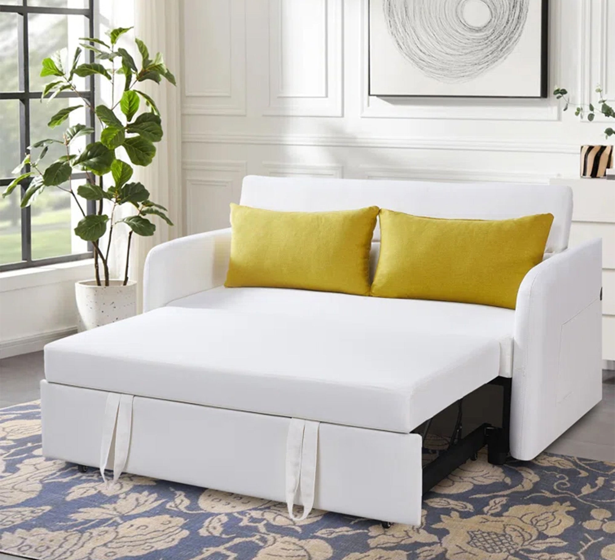 White double sofa bed - Vitrine Furniture - Furniture