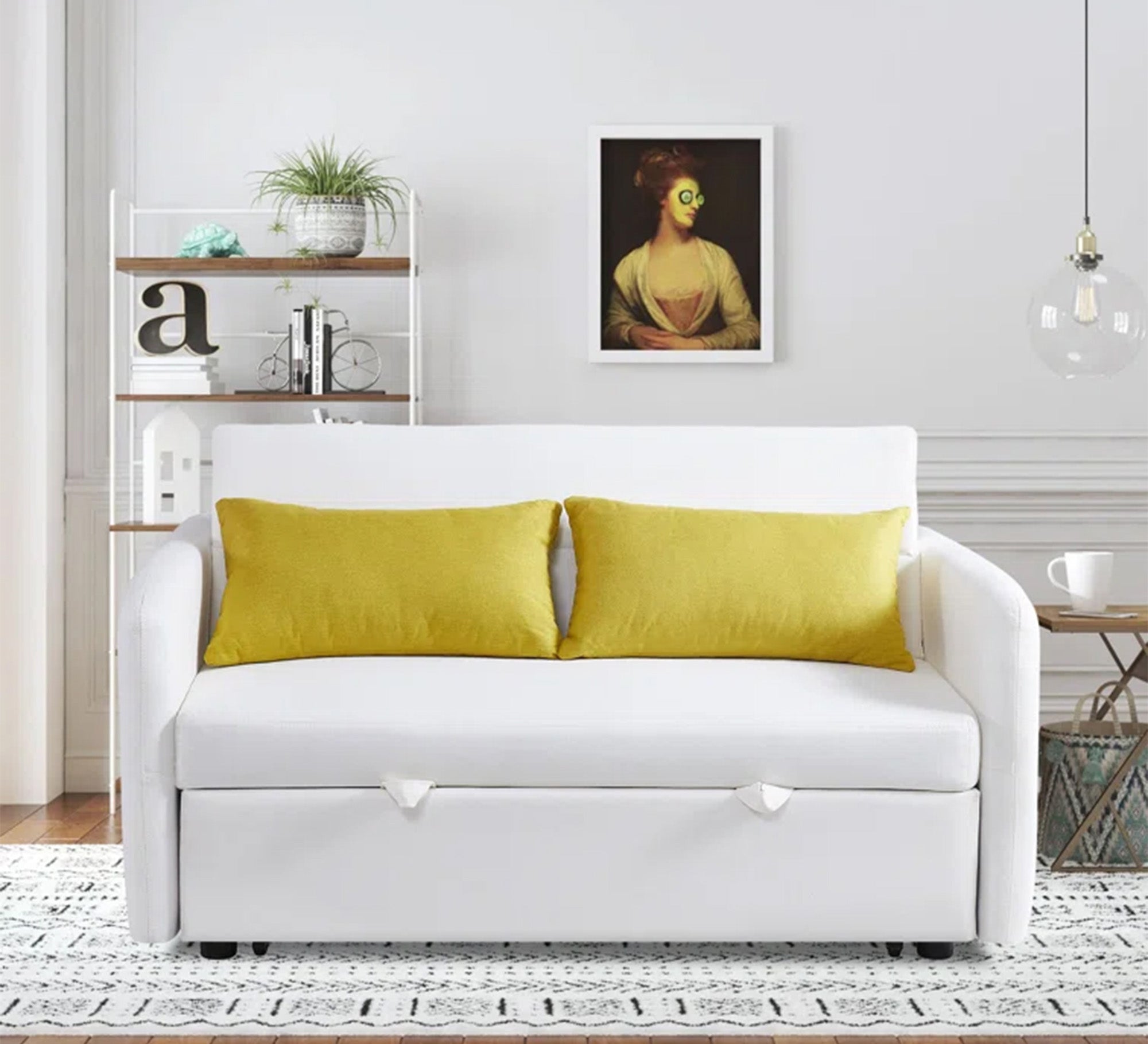 White double sofa bed - Vitrine Furniture - Furniture