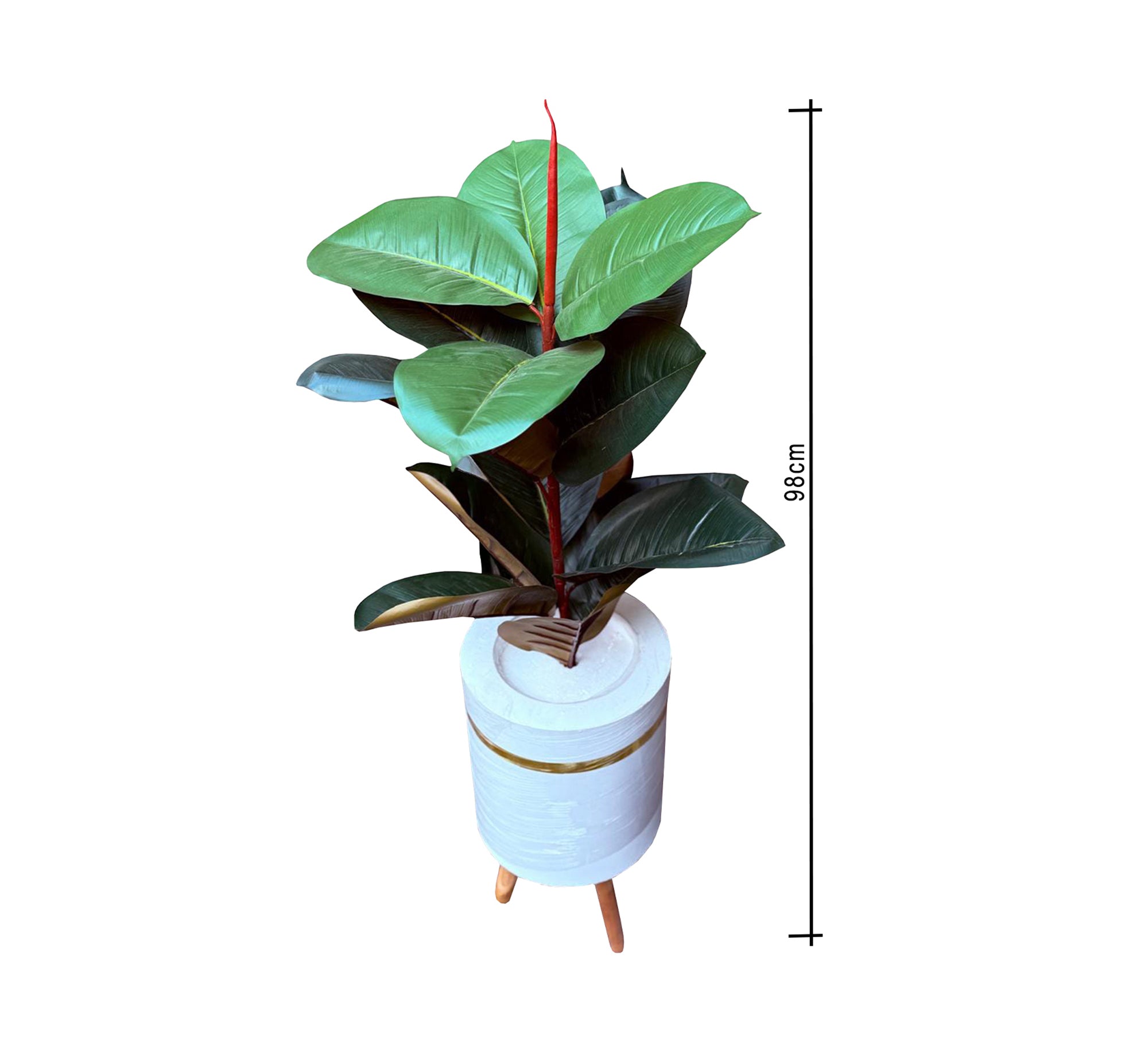 White ficus pot - Vitrine Furniture - Décor