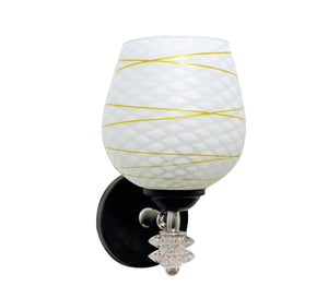 White glass wall lamp - Vitrine Furniture - Lighting