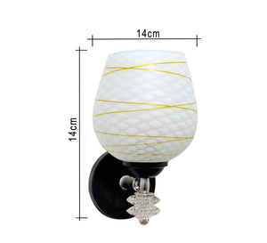 White glass wall lamp - Vitrine Furniture - Lighting