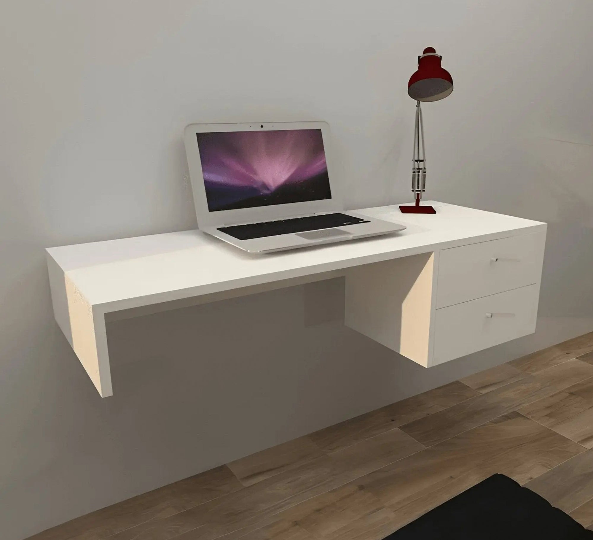White hanging desk - Vitrine Furniture - Furniture