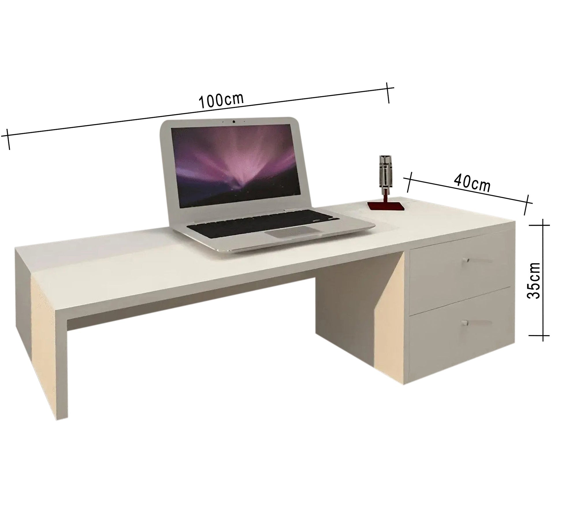 White hanging desk - Vitrine Furniture - Furniture