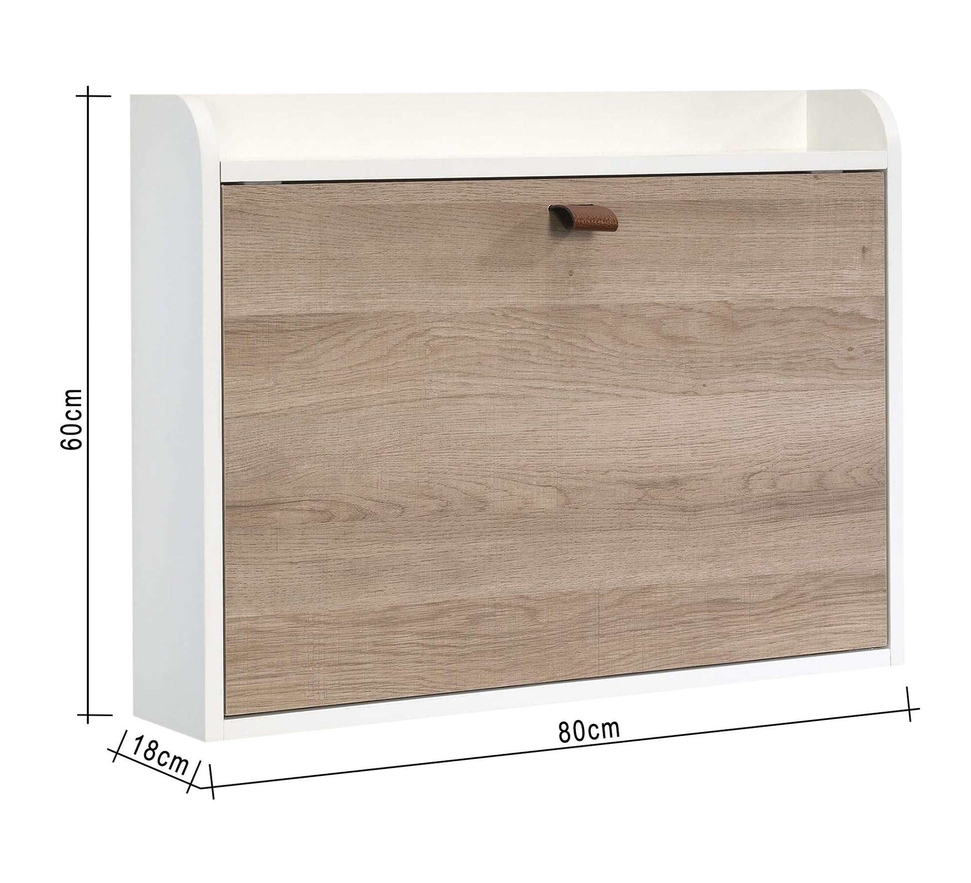 White hanging folding desk - Vitrine Furniture - Furniture