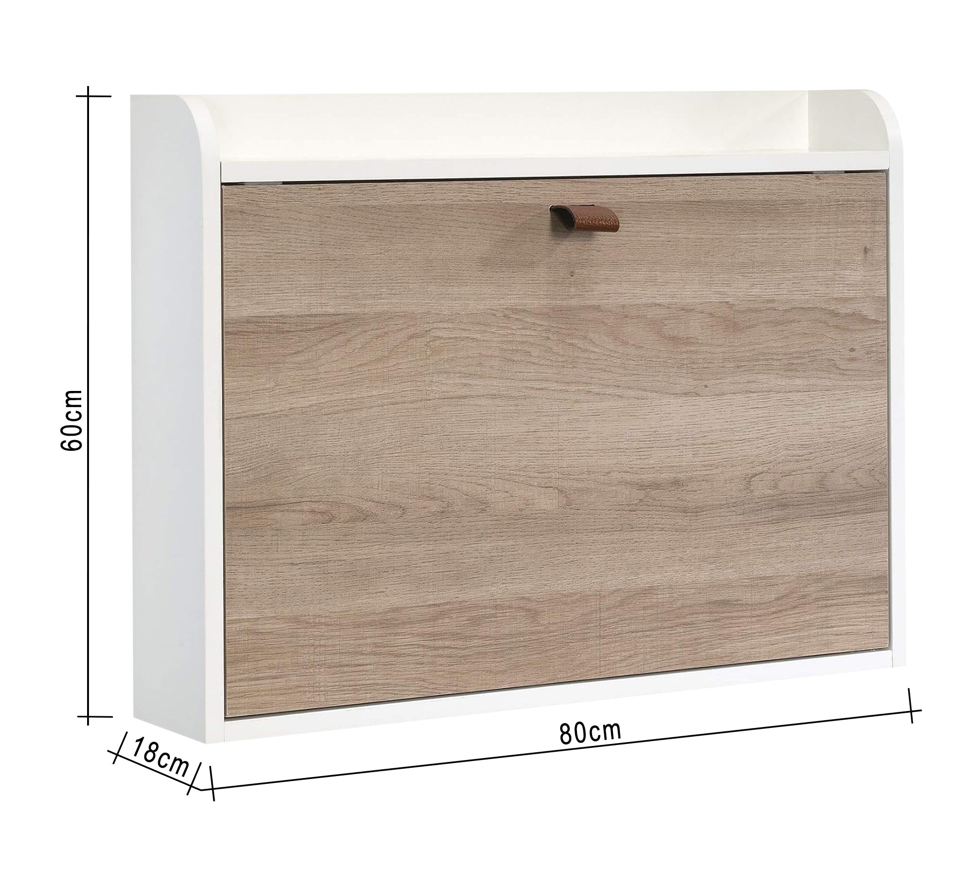 White hanging folding desk - Vitrine Furniture - Furniture