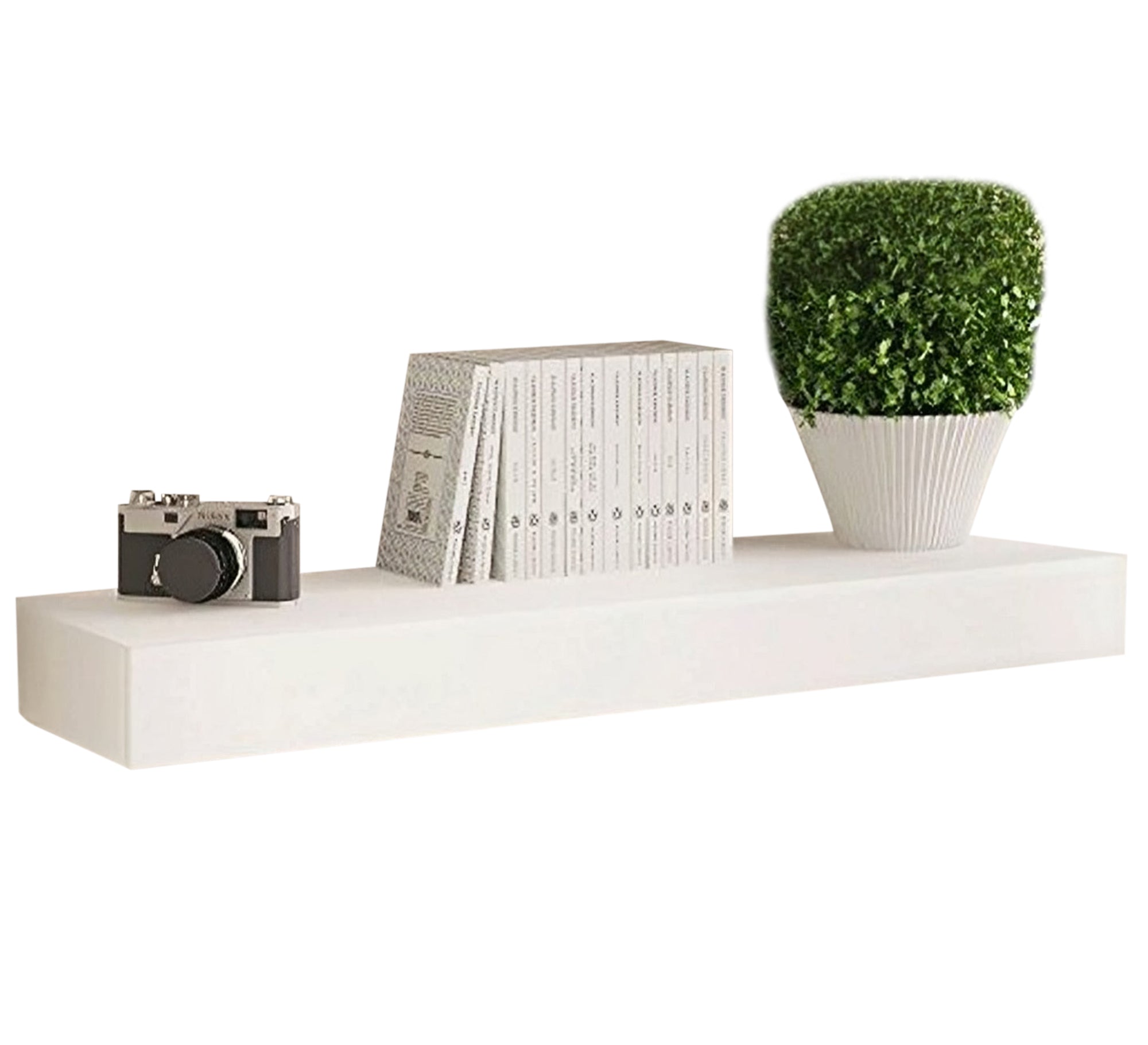 White hanging shelf for decorative items - Vitrine Furniture - Décor