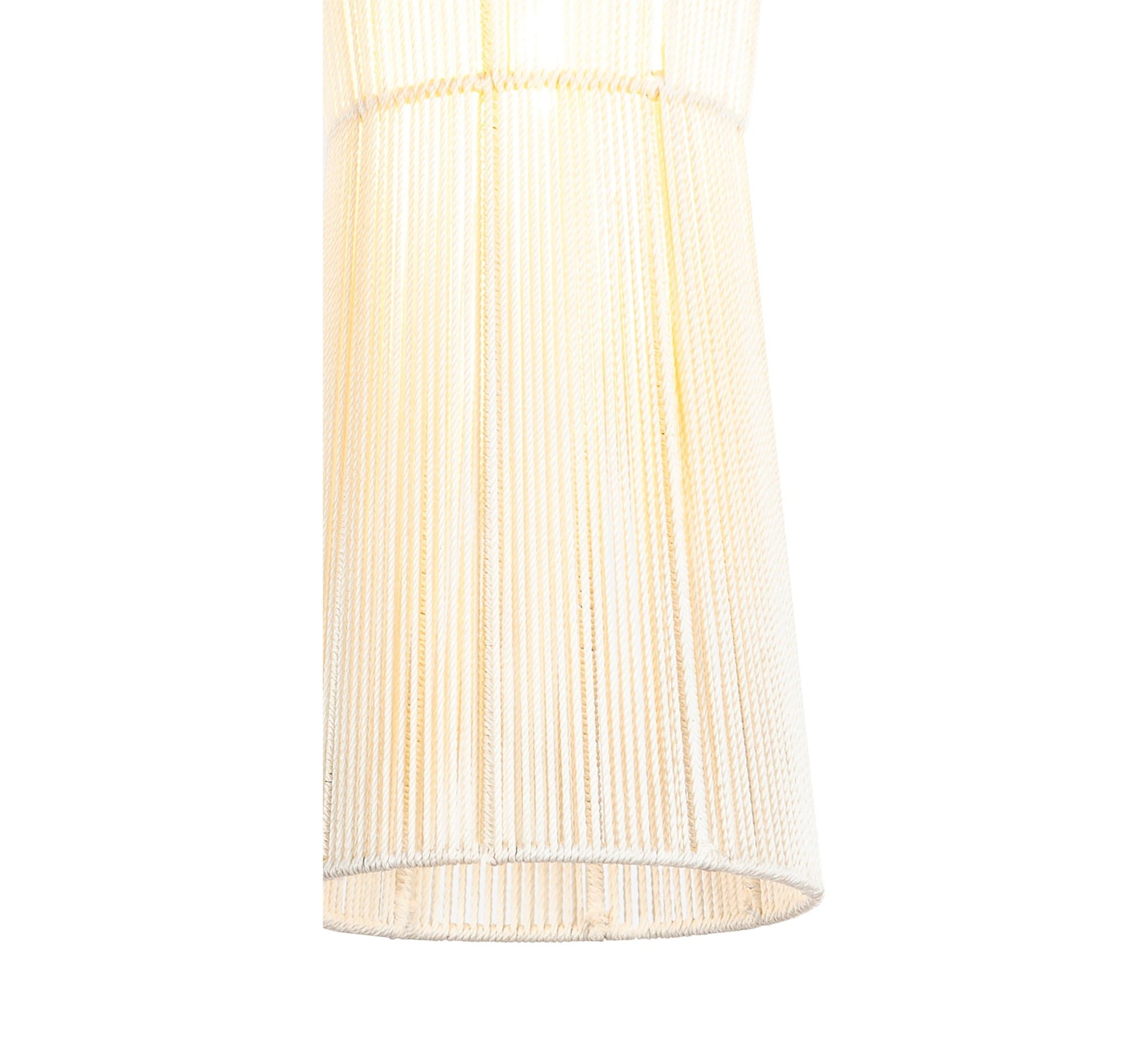 White macrame pendant light - Vitrine Furniture - Lighting