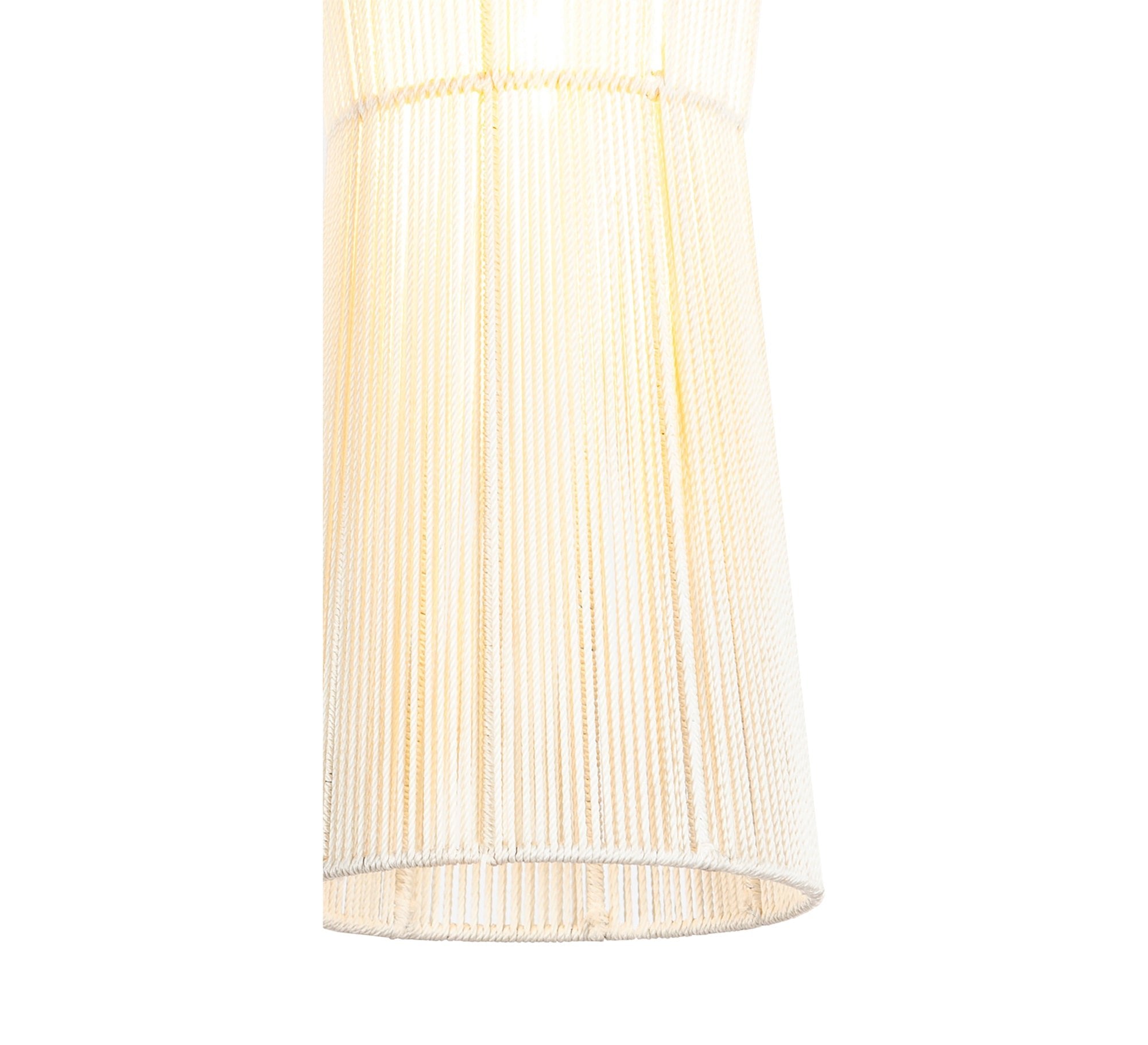 White macrame pendant light - Vitrine Furniture - Lighting