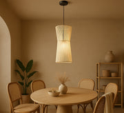 White macrame pendant light - Vitrine Furniture - Lighting