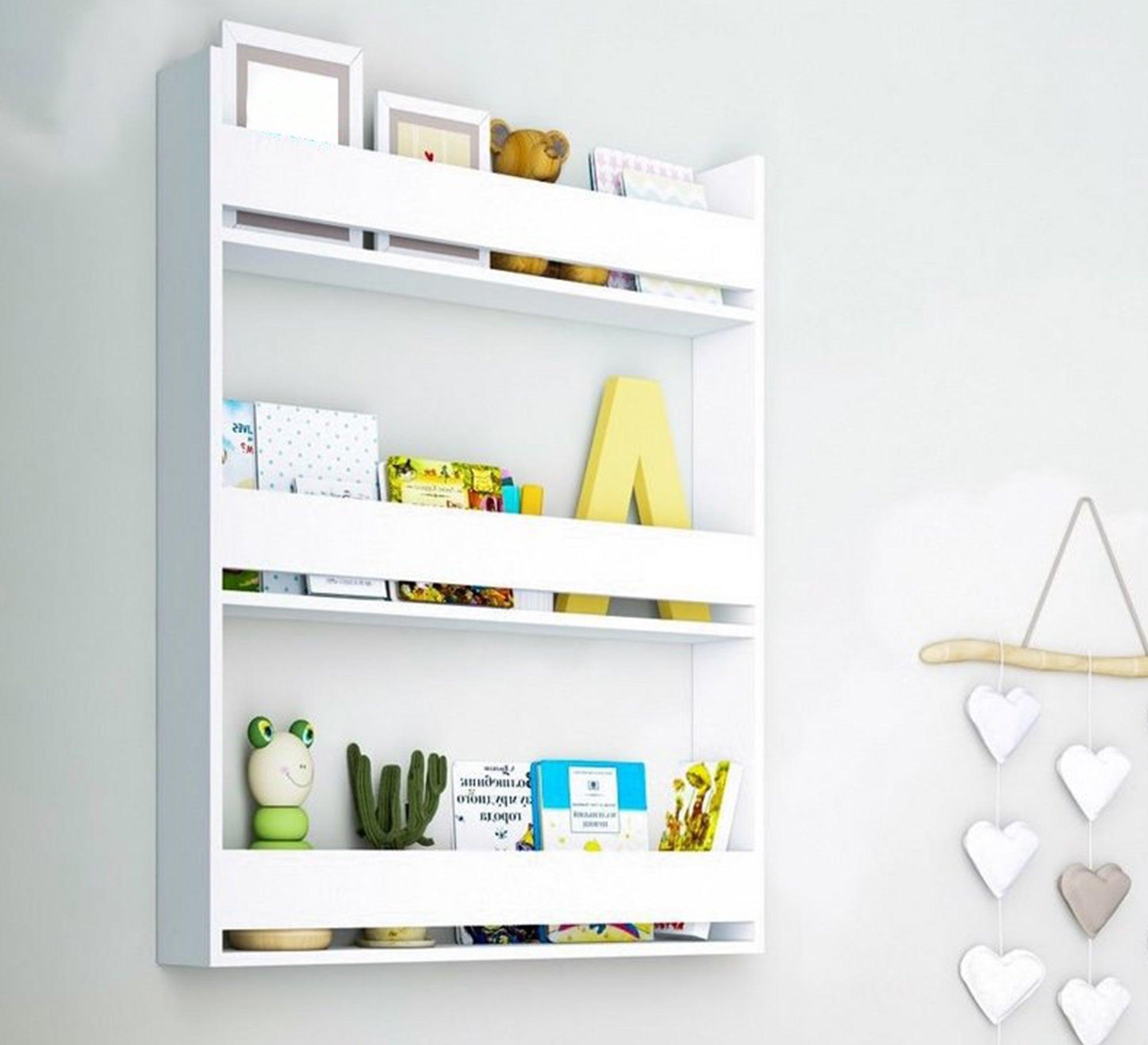 White MDF Shelves - Vitrine Furniture - Décor