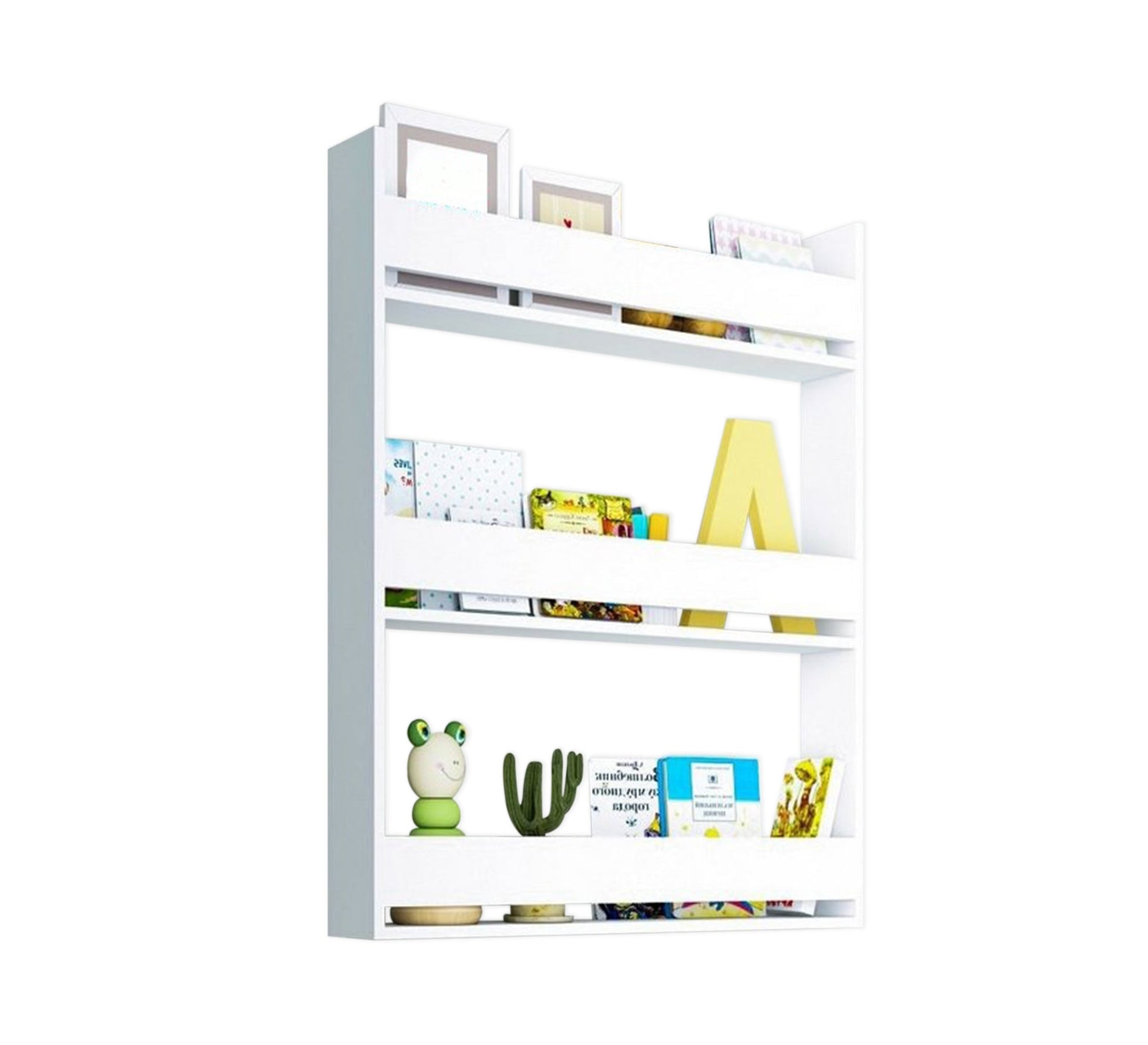 White MDF Shelves - Vitrine Furniture - Décor