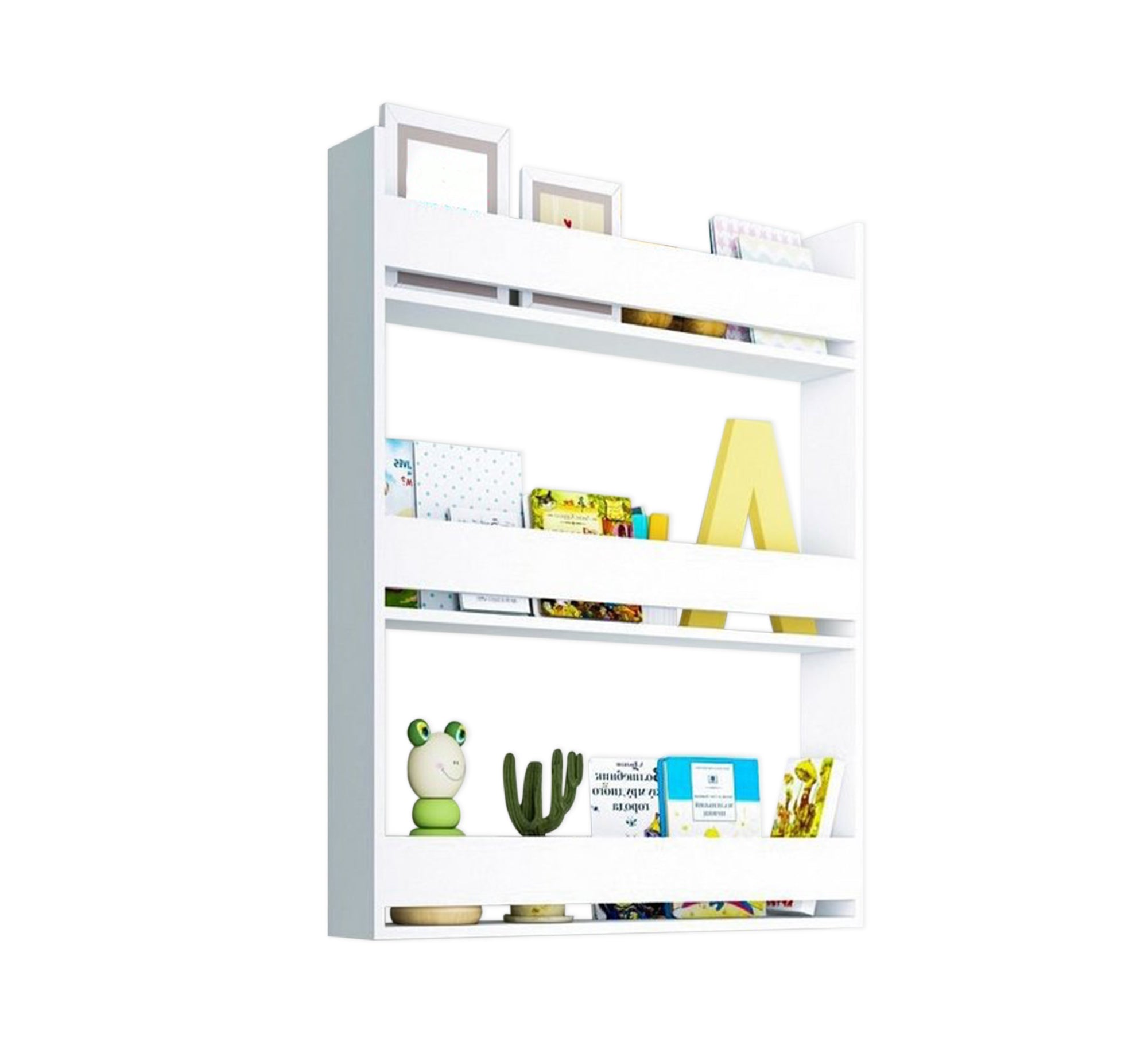 White MDF Shelves - Vitrine Furniture - Décor