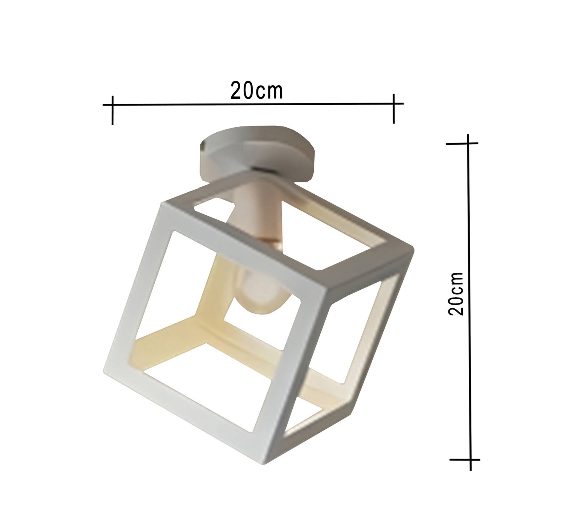 White metal lighting unit for the ceiling - Vitrine Furniture - Lighting