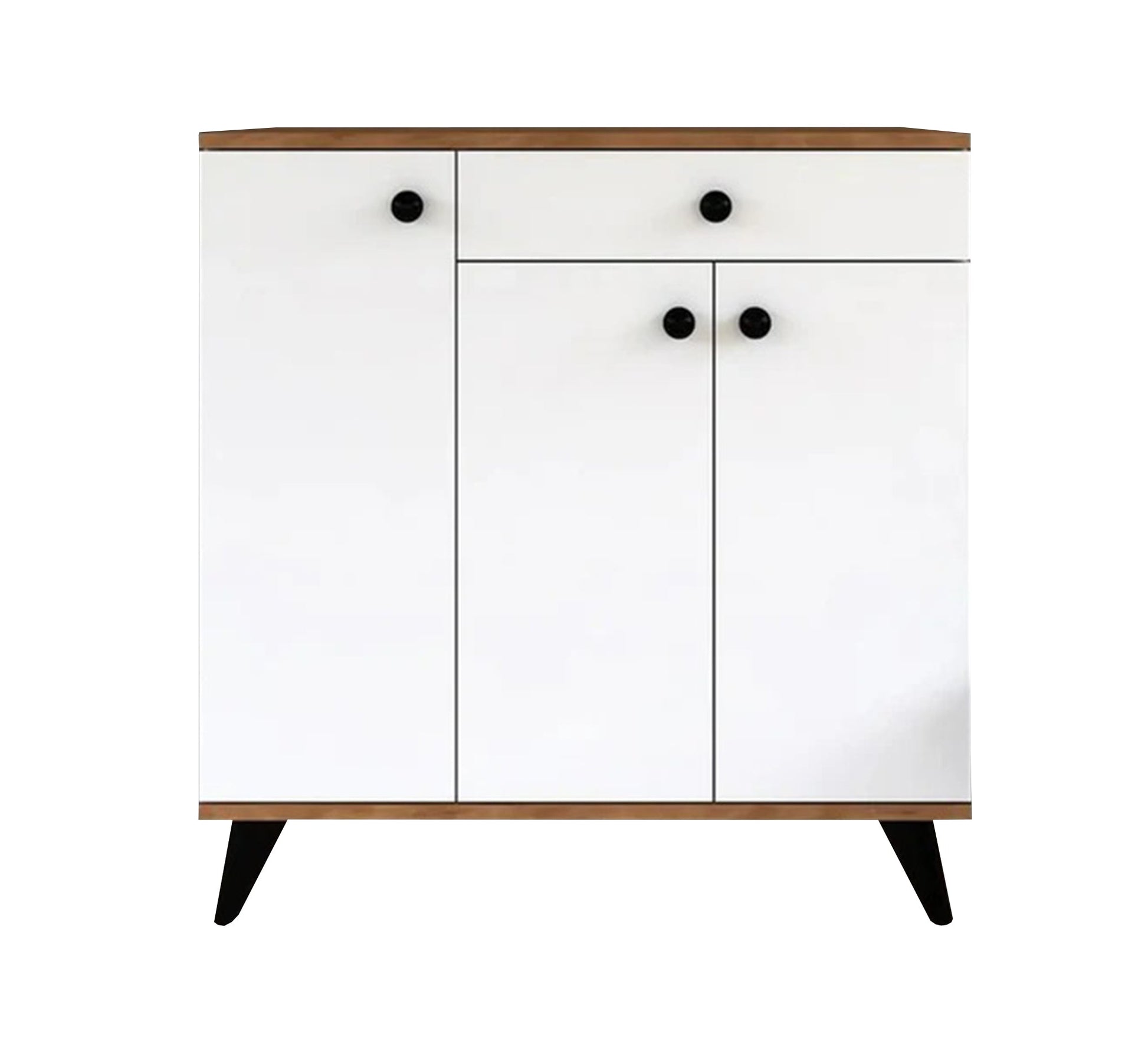 White modern shoe rack - Vitrine Furniture - Furniture