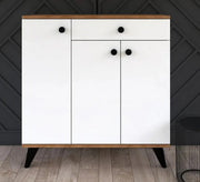 White modern shoe rack - Vitrine Furniture - Furniture