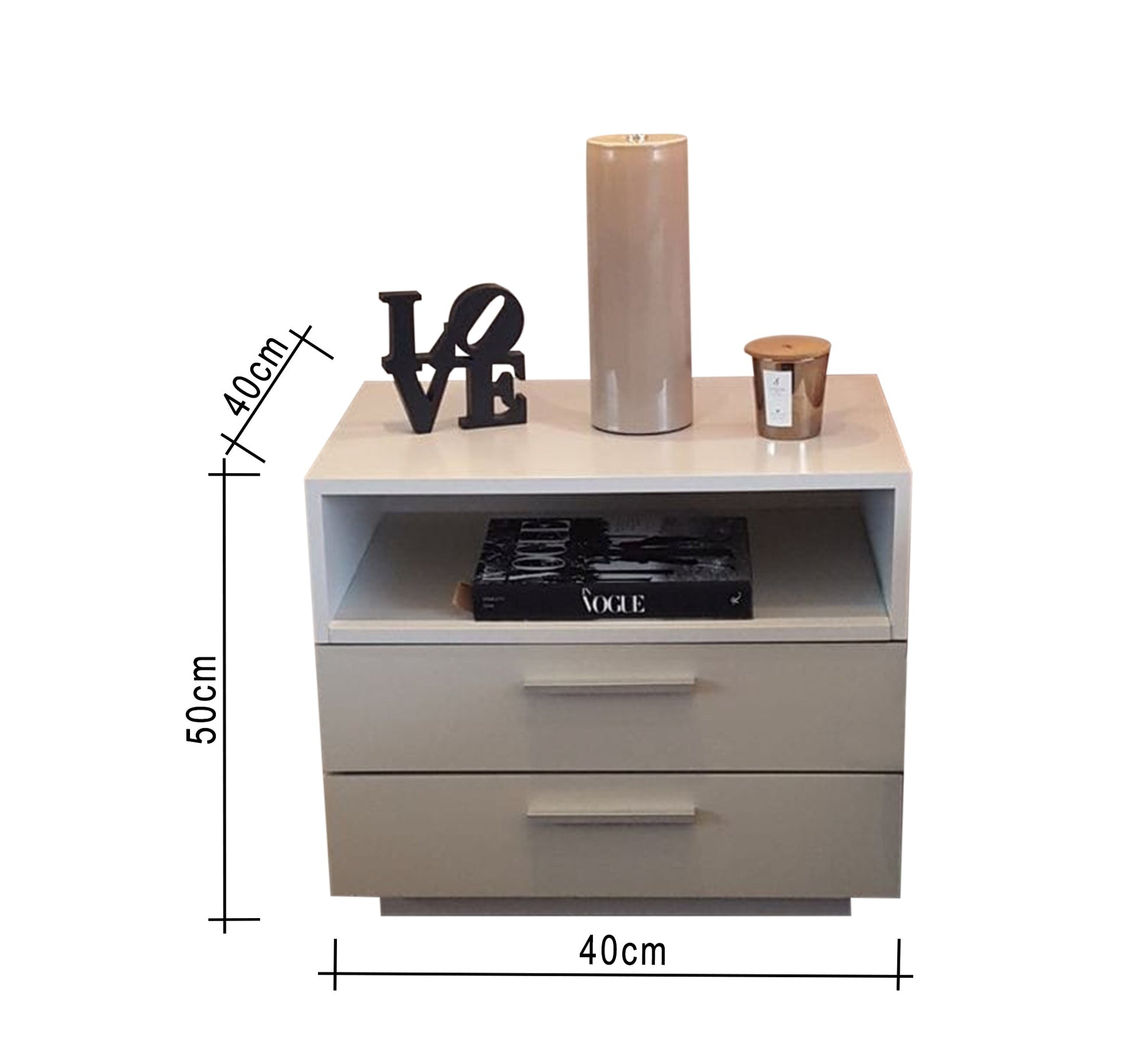 White nightstand - Vitrine Furniture - Furniture