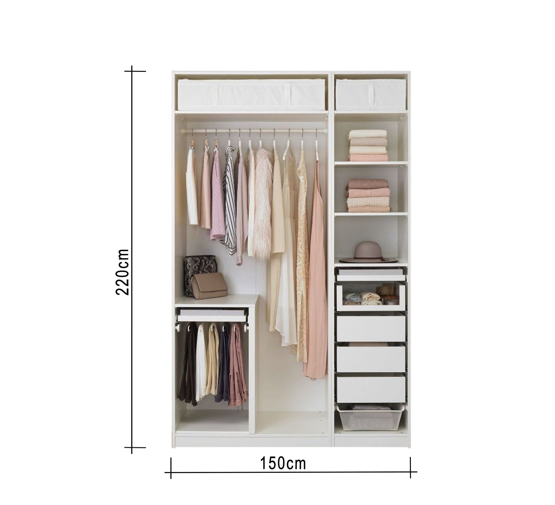 White open dresser - Vitrine Furniture - Furniture