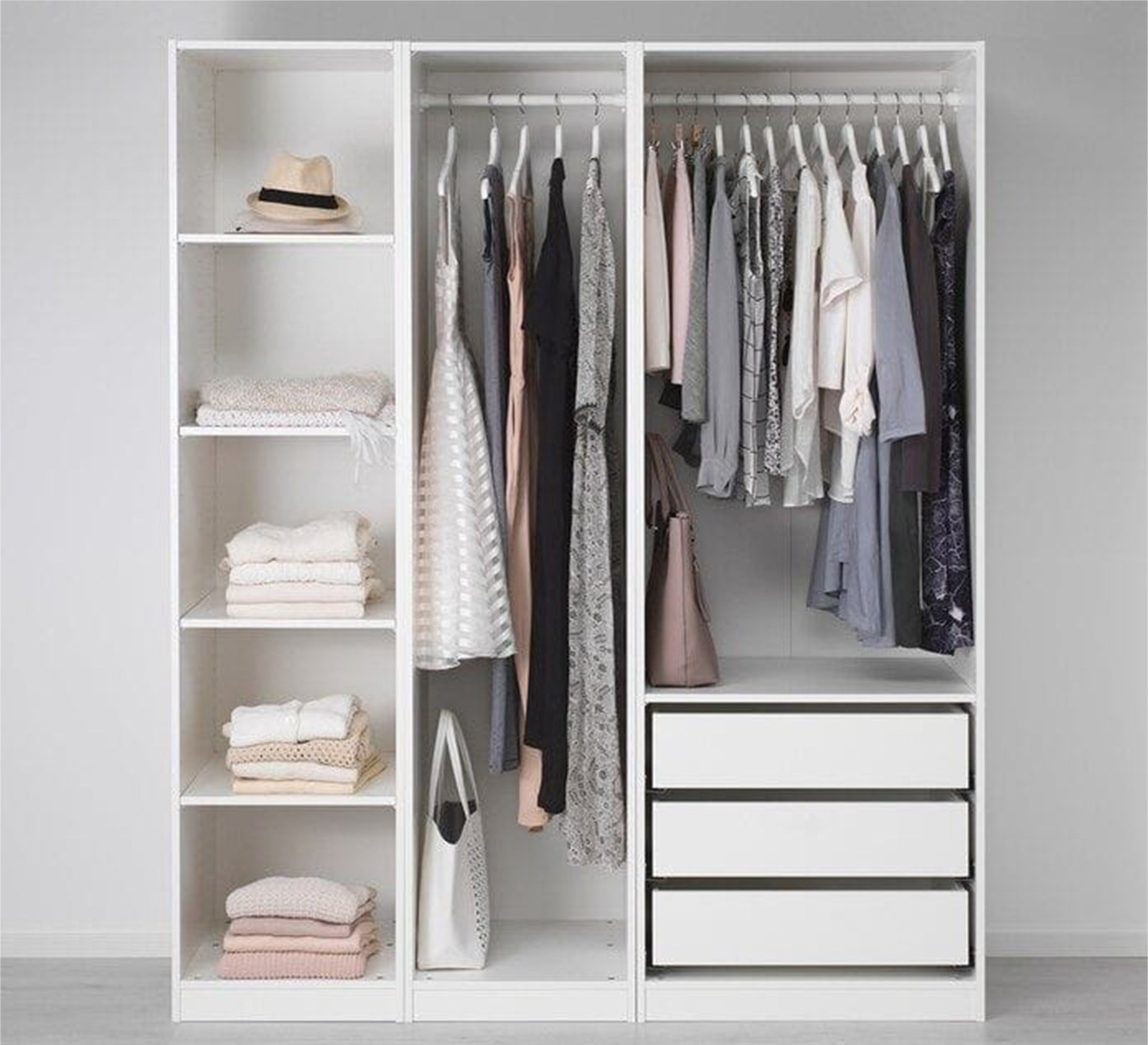 White open dresser, modern design - Vitrine Furniture - Furniture