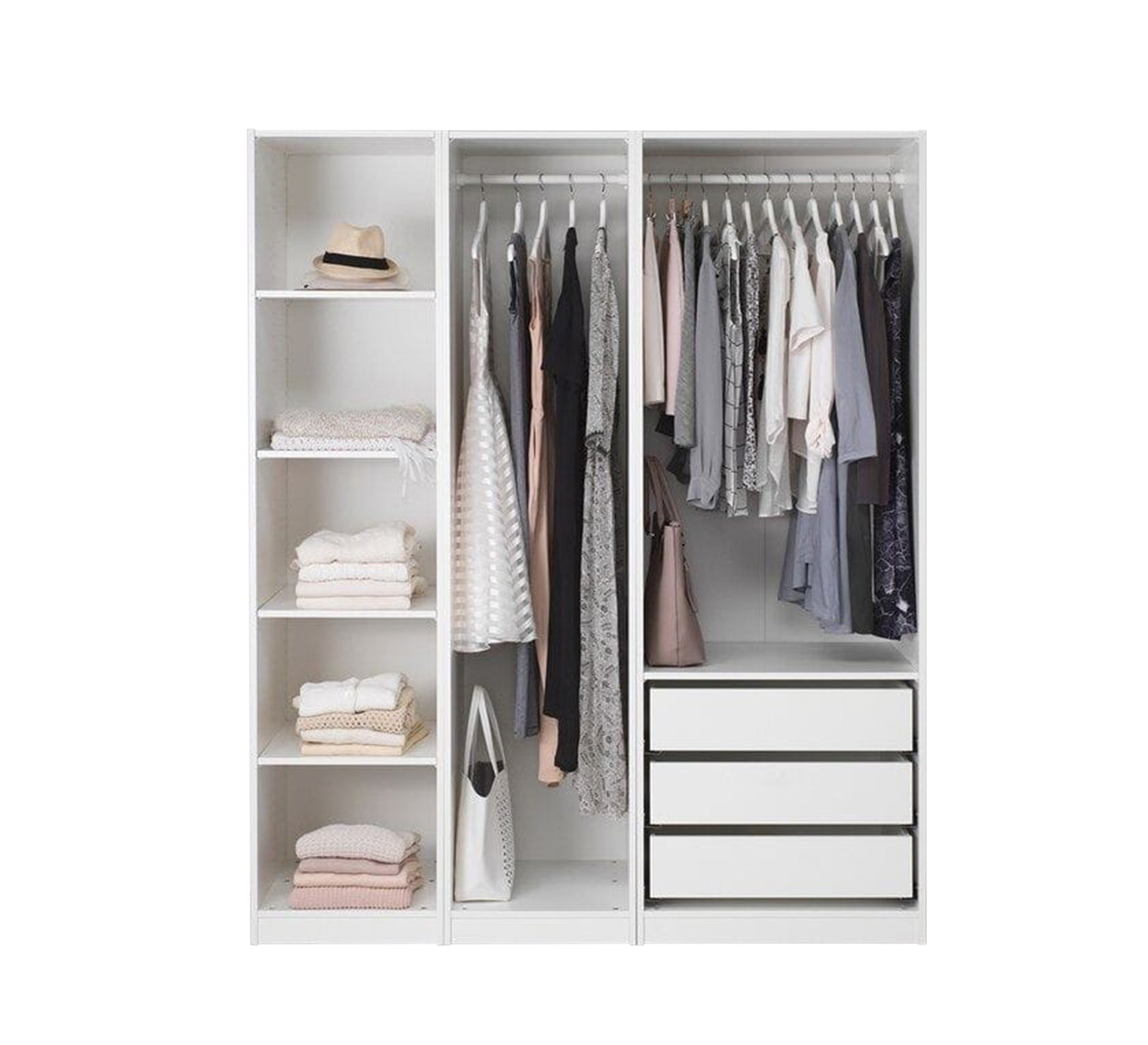 White open dresser, modern design - Vitrine Furniture - Furniture