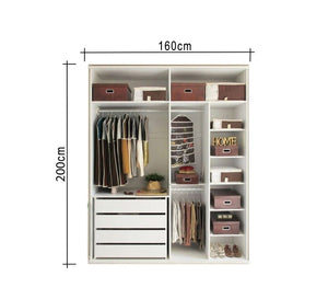 White open dresser with drawers - Vitrine Furniture - Furniture