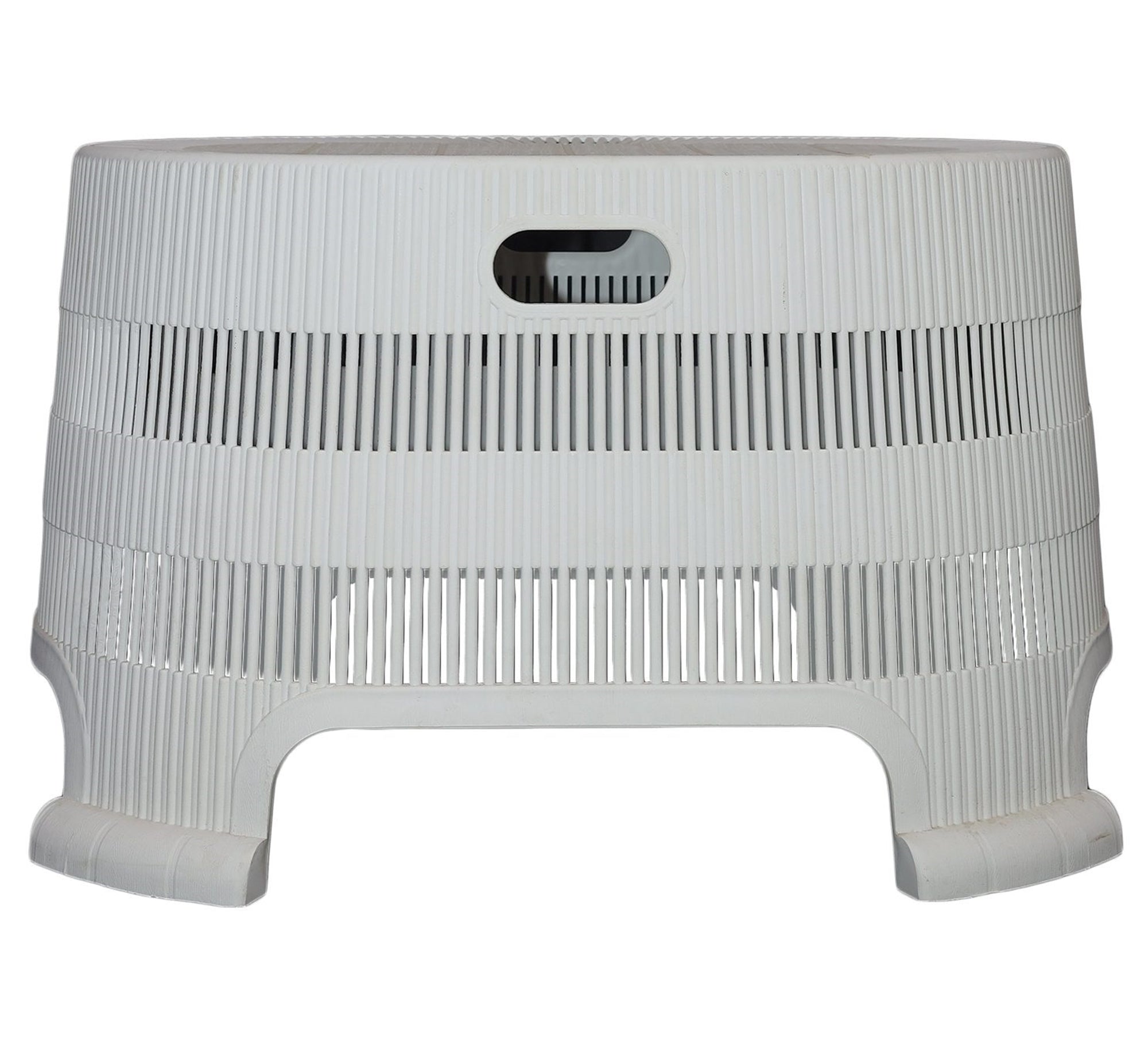 White oval outdoor seating set, elegant and modern - Vitrine Furniture - Outdoor Products