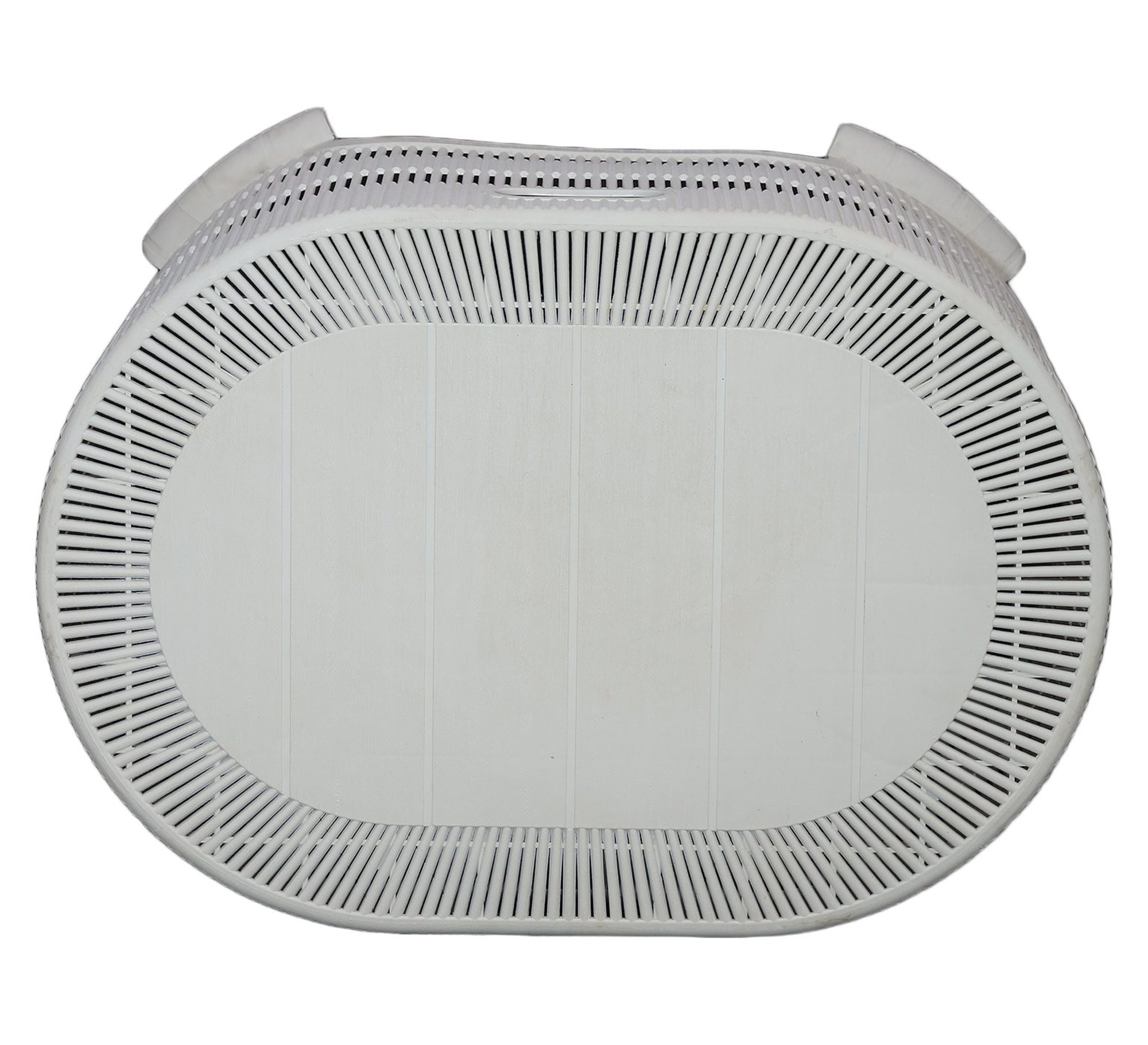 White oval outdoor seating set, elegant and modern - Vitrine Furniture - Outdoor Products