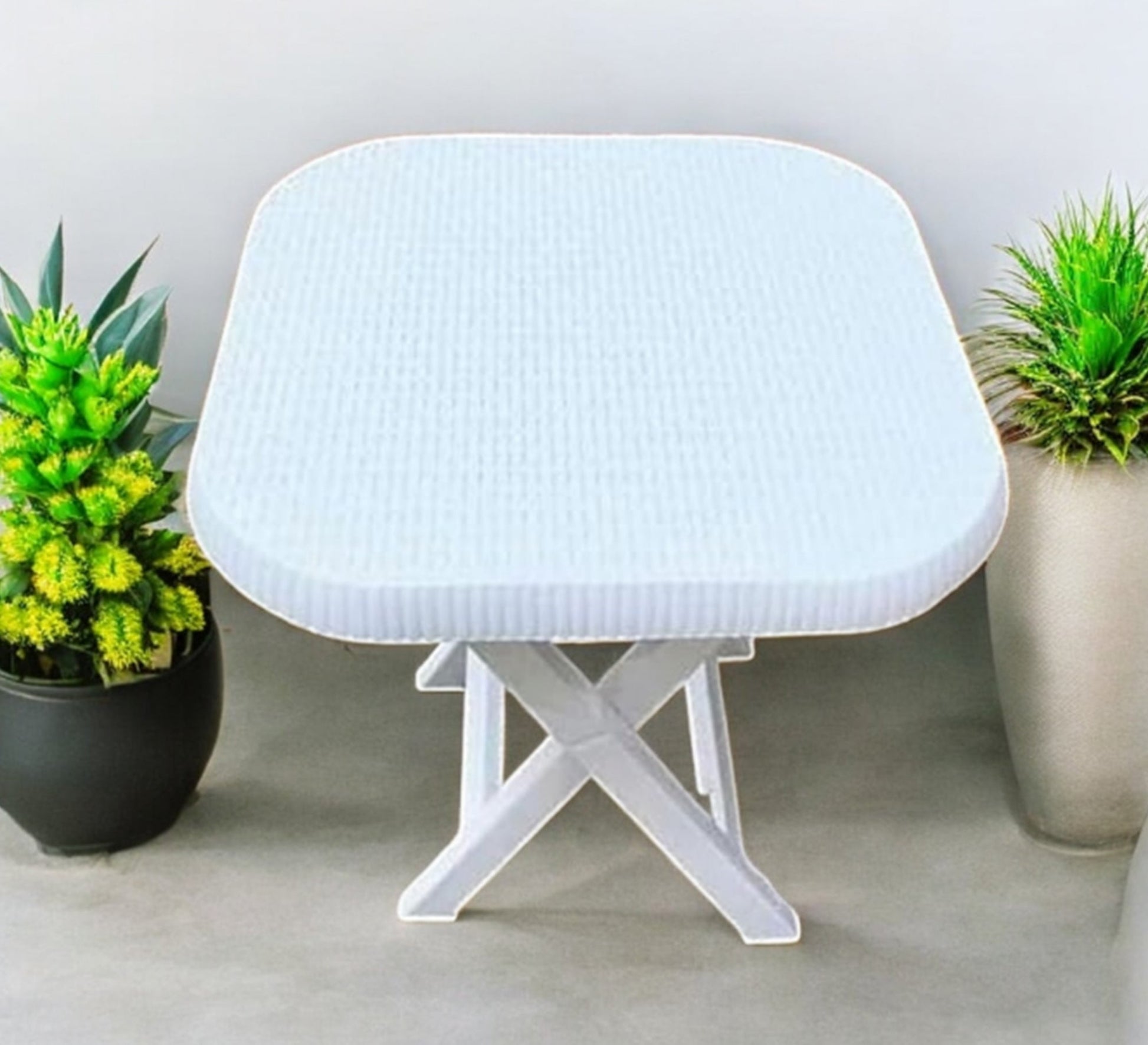 White rattan set, practical, stylish, and perfect for the garden - Vitrine Furniture - Outdoor Products