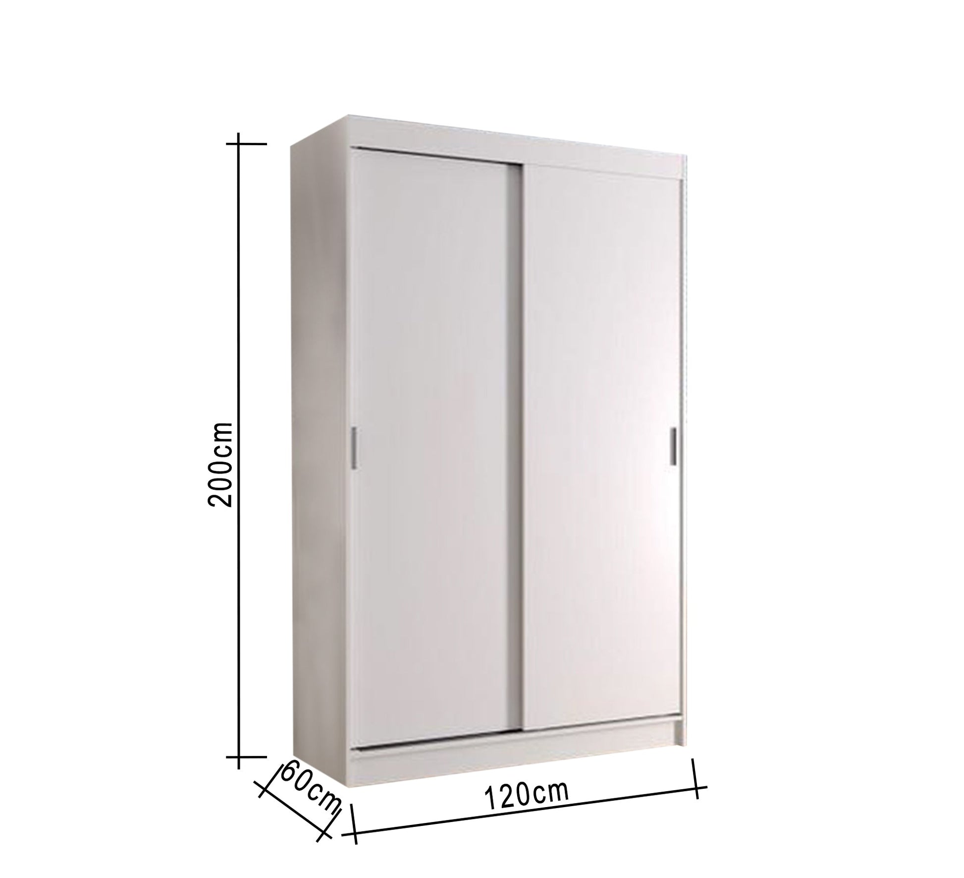 White sliding wardrobe - Vitrine Furniture - Furniture