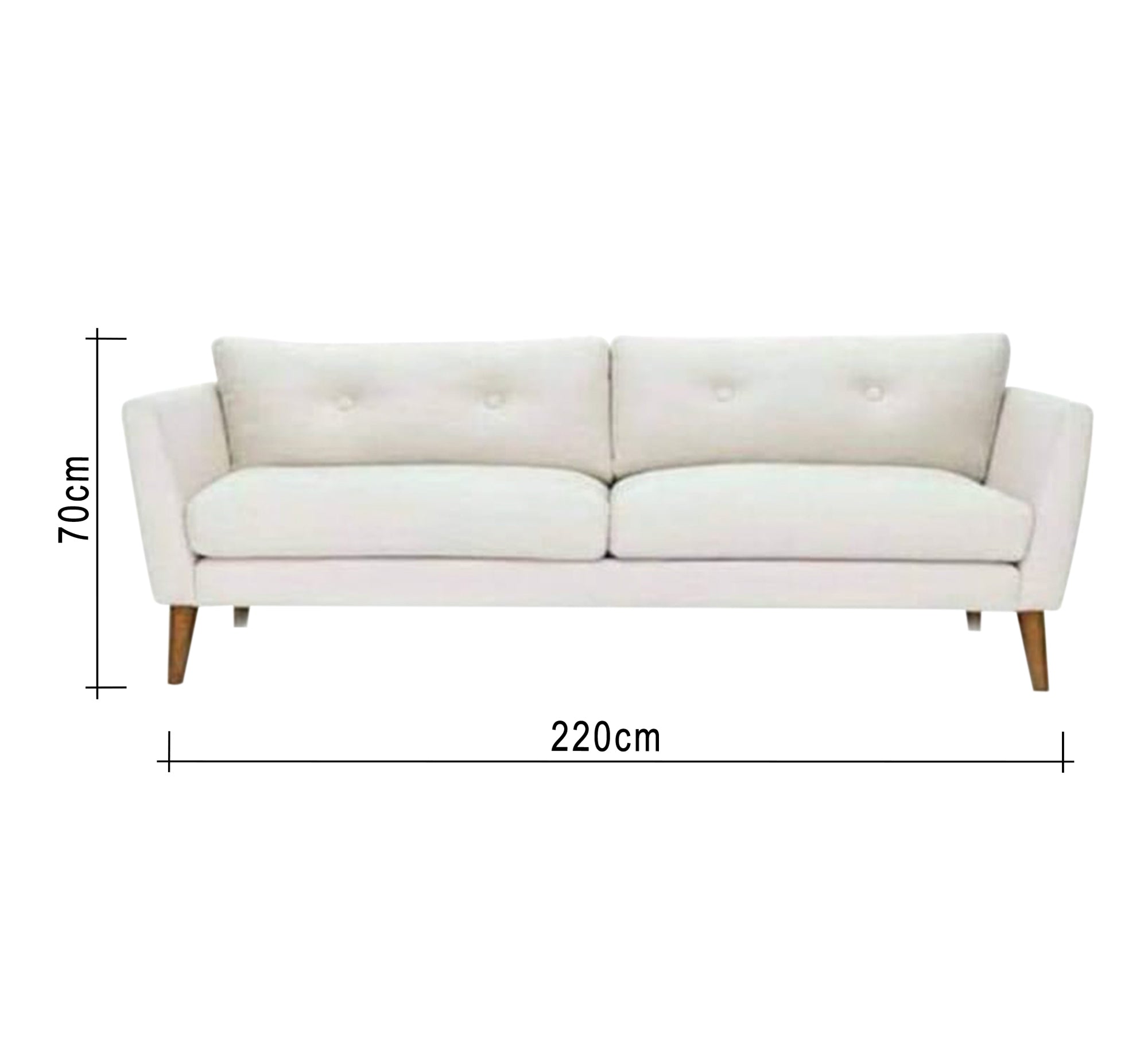White sofa - Vitrine Furniture - Furniture