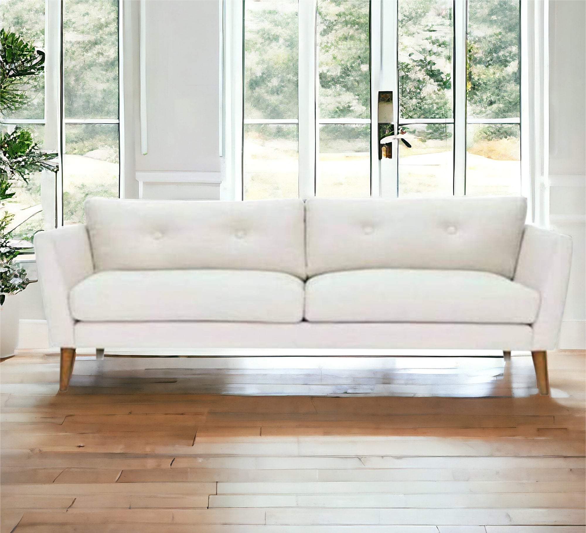 White sofa - Vitrine Furniture - Furniture