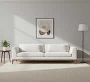 White sofa with movable back cushions - Vitrine Furniture - Living room Sofas