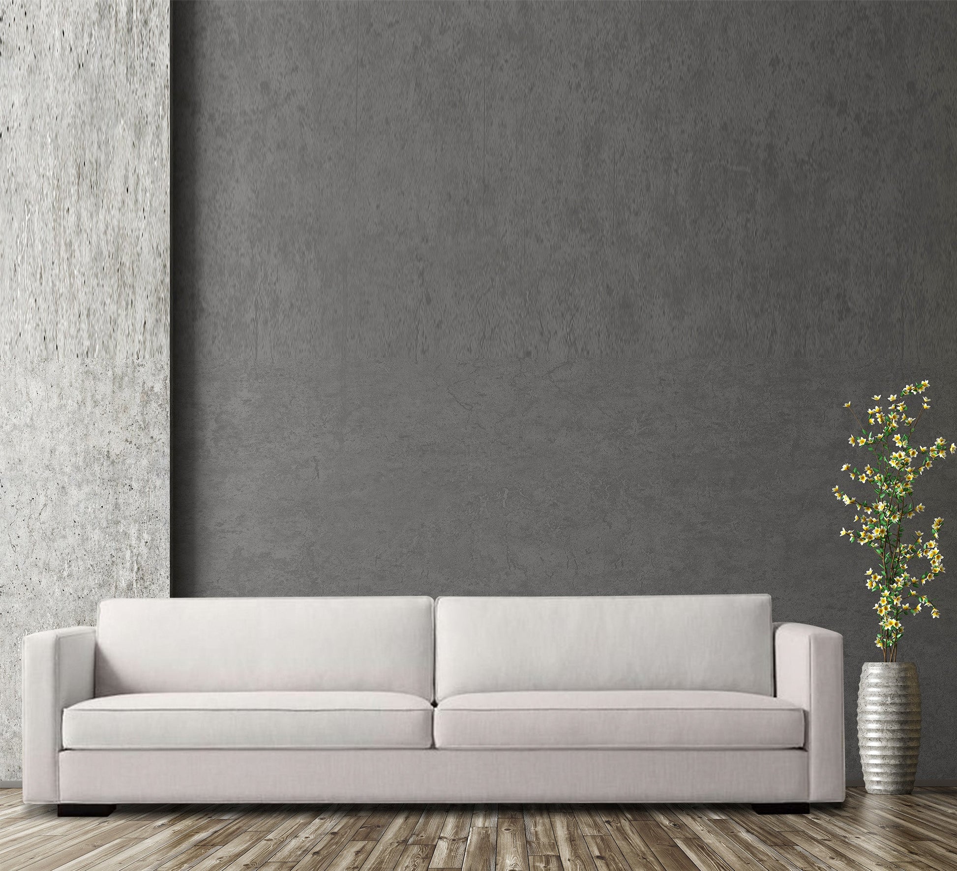 White sofa with thin armrests - Vitrine Furniture - Living room Sofas
