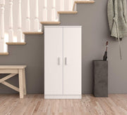 White storage cabinet for the entryway - Vitrine Furniture - Furniture