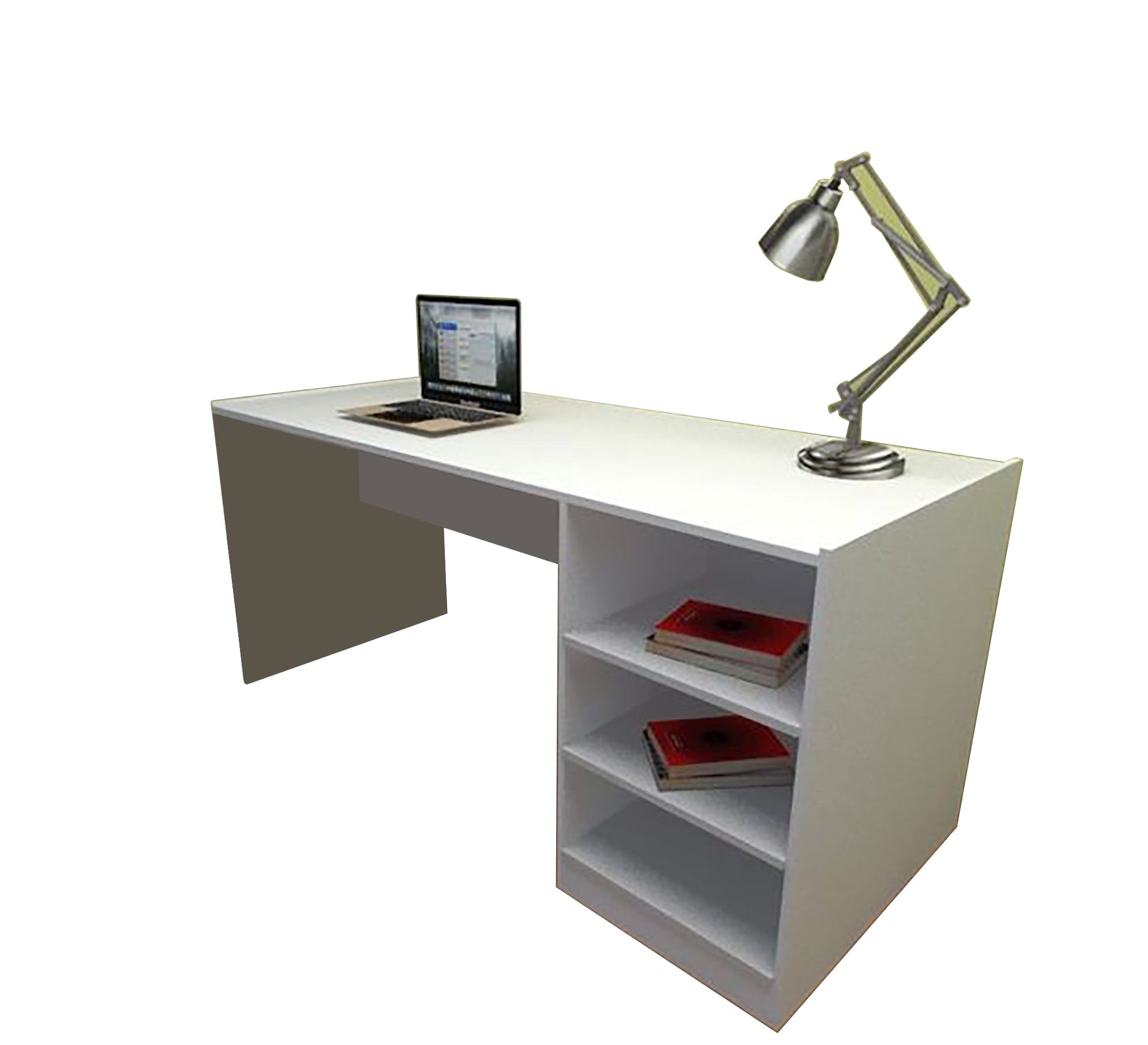 White study desk - Vitrine Furniture - Furniture