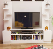 White TV cabinet - Vitrine Furniture - Furniture