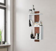 White wall shelf with elegant design - Vitrine Furniture - Furniture
