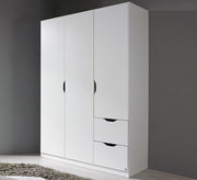 White Wardrobe, Sleek & Spacious - Vitrine Furniture - Furniture