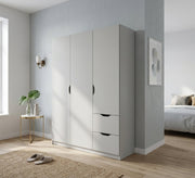 White Wardrobe, Sleek & Spacious - Vitrine Furniture - Wardrobes