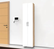 White wardrobe with two white doors - Vitrine Furniture - Furniture