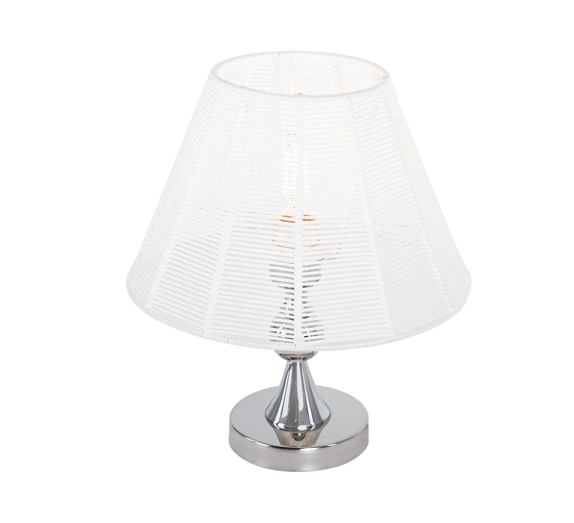 White woven thread lampshade cone - Vitrine Furniture - Lighting