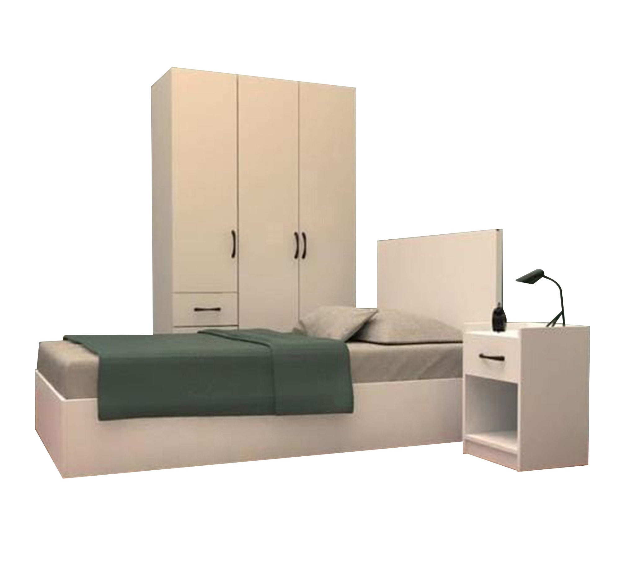 White youth bedroom - Vitrine Furniture - Bed Sets