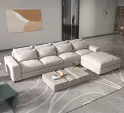 Wide corner sofa in white - Vitrine Furniture - Furniture