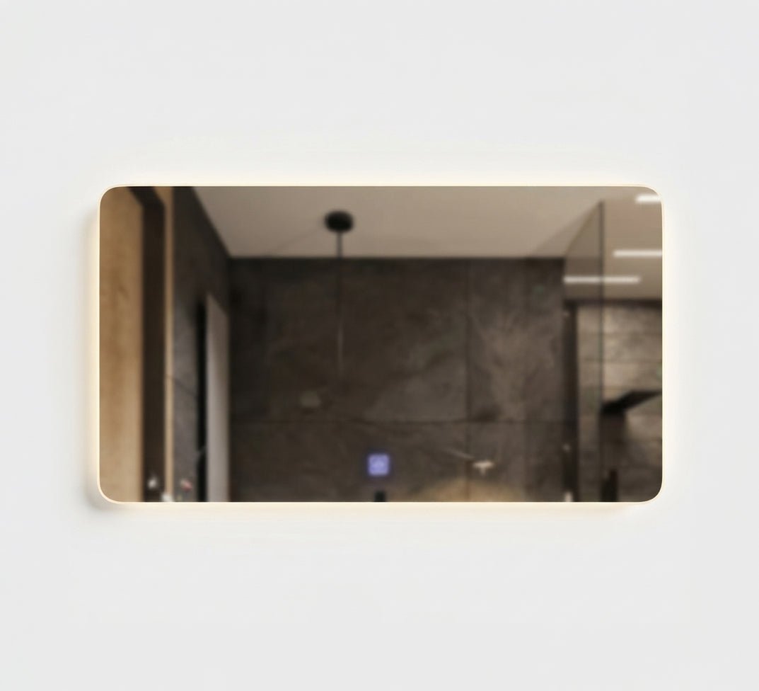 Wide mirror with backlight and touch control - Vitrine Furniture - Mirrors