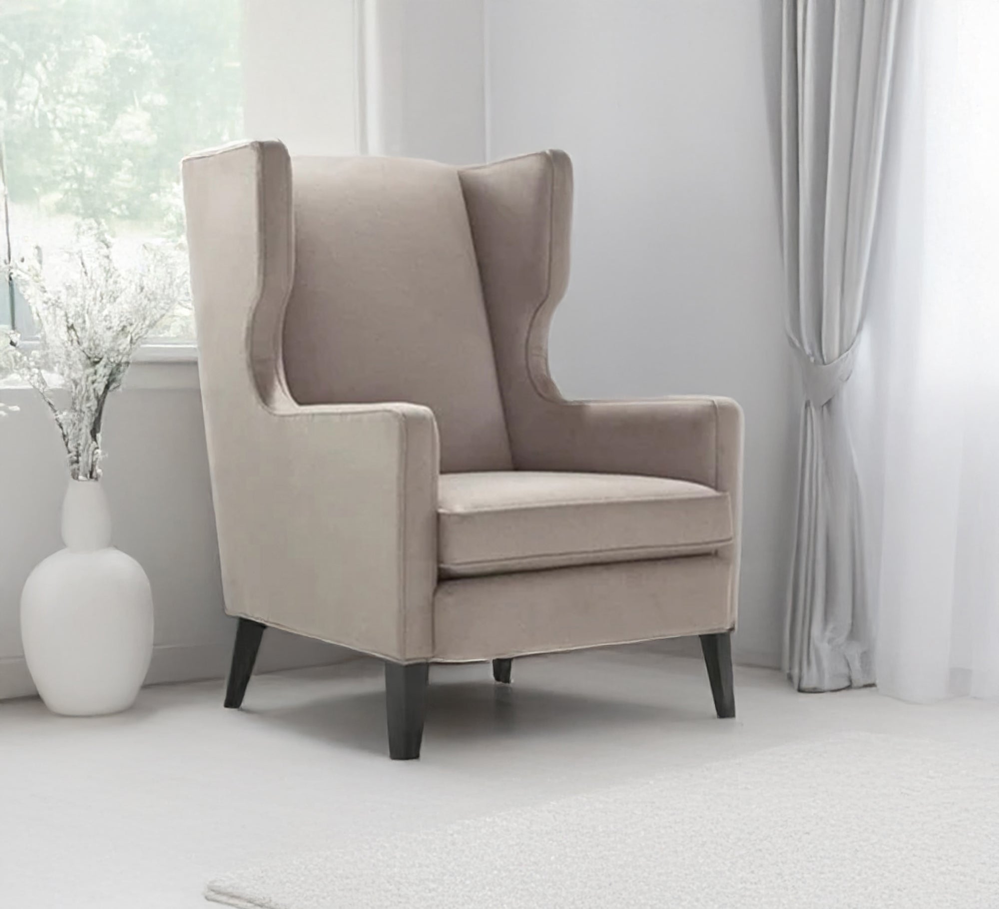 Winged - side armchair - Vitrine Furniture - Furniture