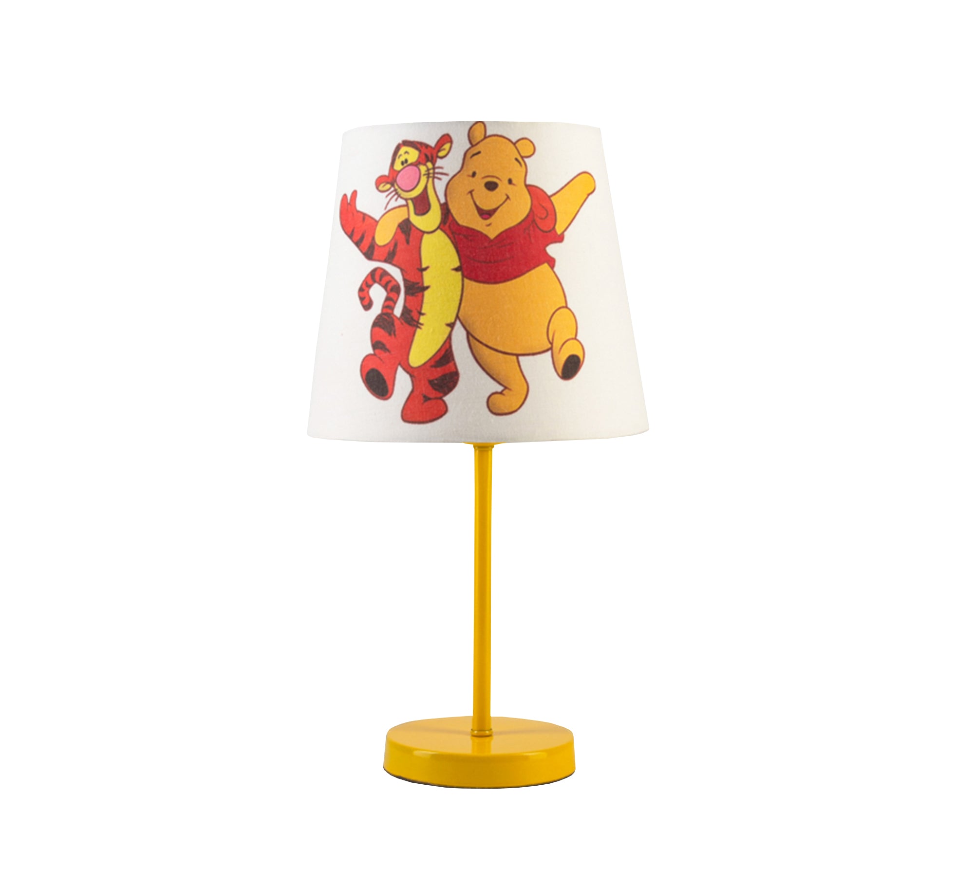 Winnie the Pooh Lamp, Fun Nursery Light with Gold Base - Vitrine Furniture - Lighting