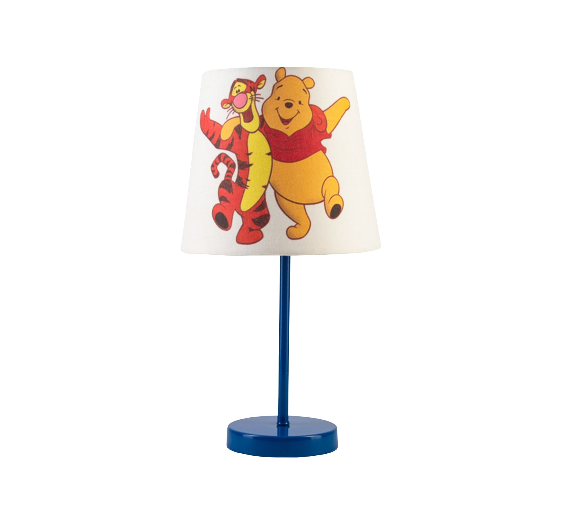 Winnie the Pooh Lamp: Playful lighting for the nursery with a blue base - Vitrine Furniture - Lighting
