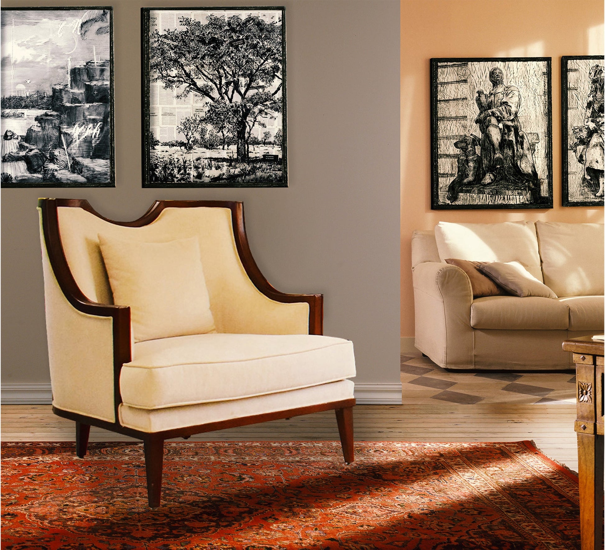 Wood Tableware Elegant, Sustainable Wooden Entrees - Vitrine Furniture - Living room sets