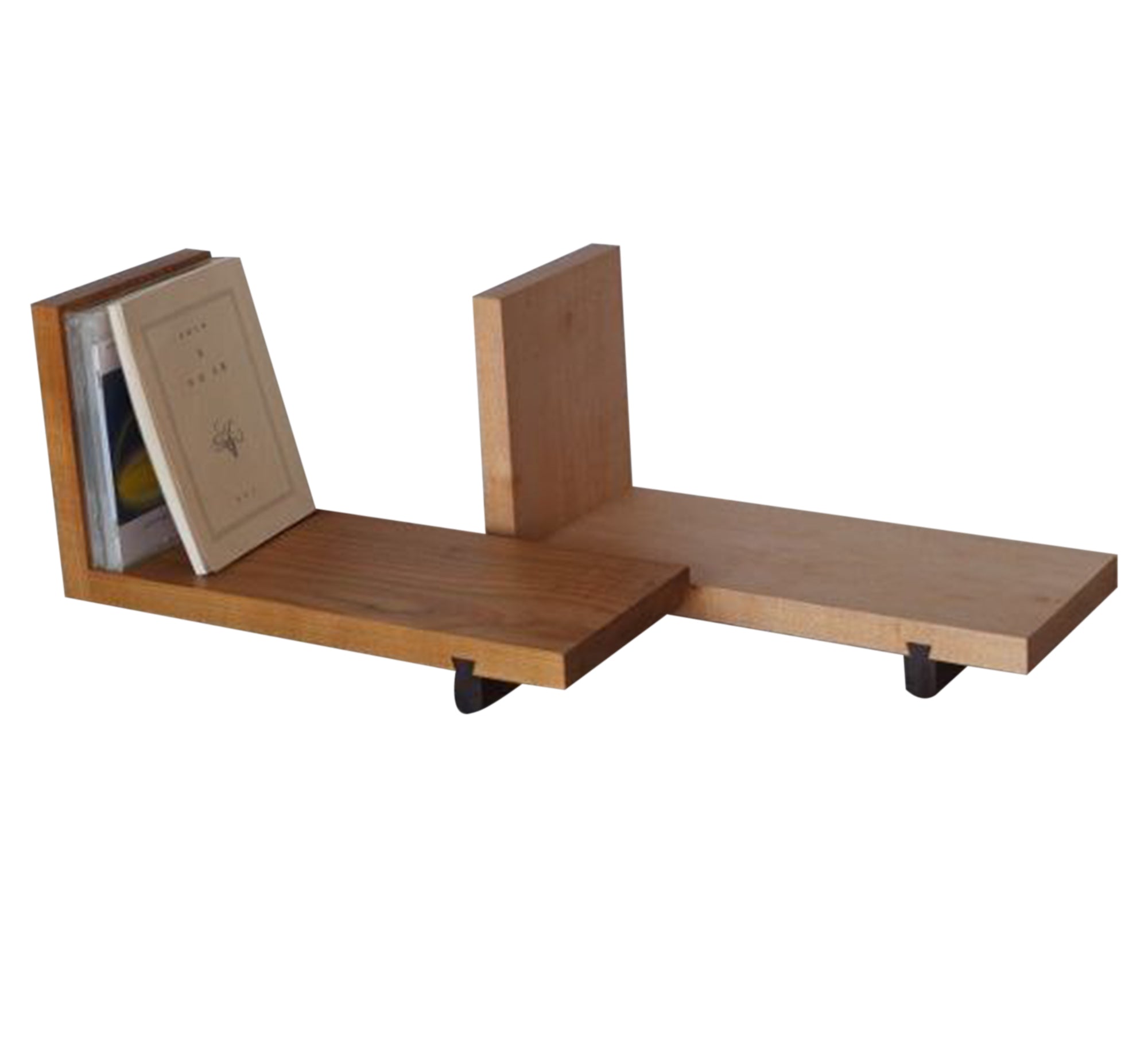 Wooden beige book organizer - Vitrine Furniture - Furniture