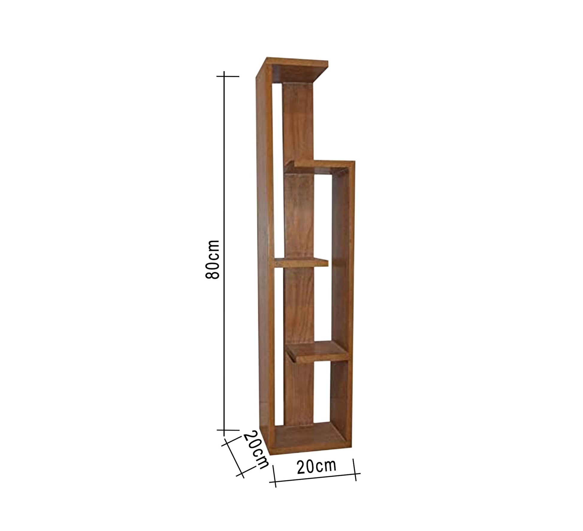 Wooden beige Bookcase - Vitrine Furniture - Furniture