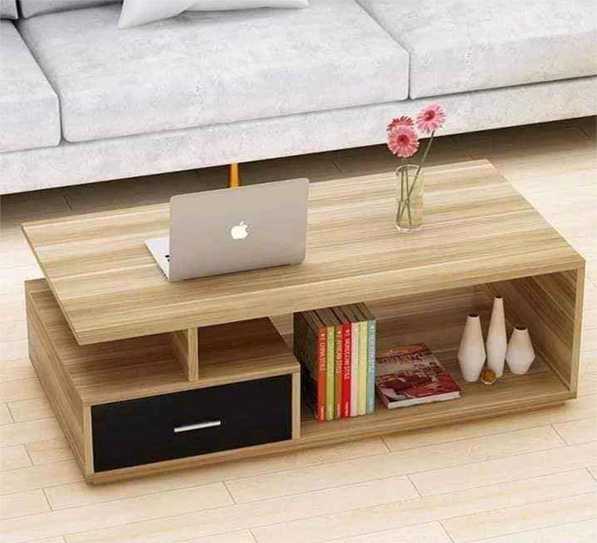 Wooden beige table - Vitrine Furniture - Furniture